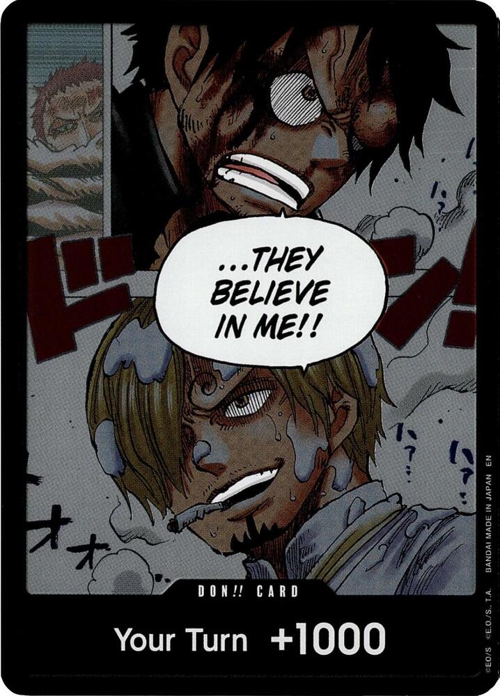 DON!! Card (Alternate Art) - A Fist of Divine Speed (OP11)