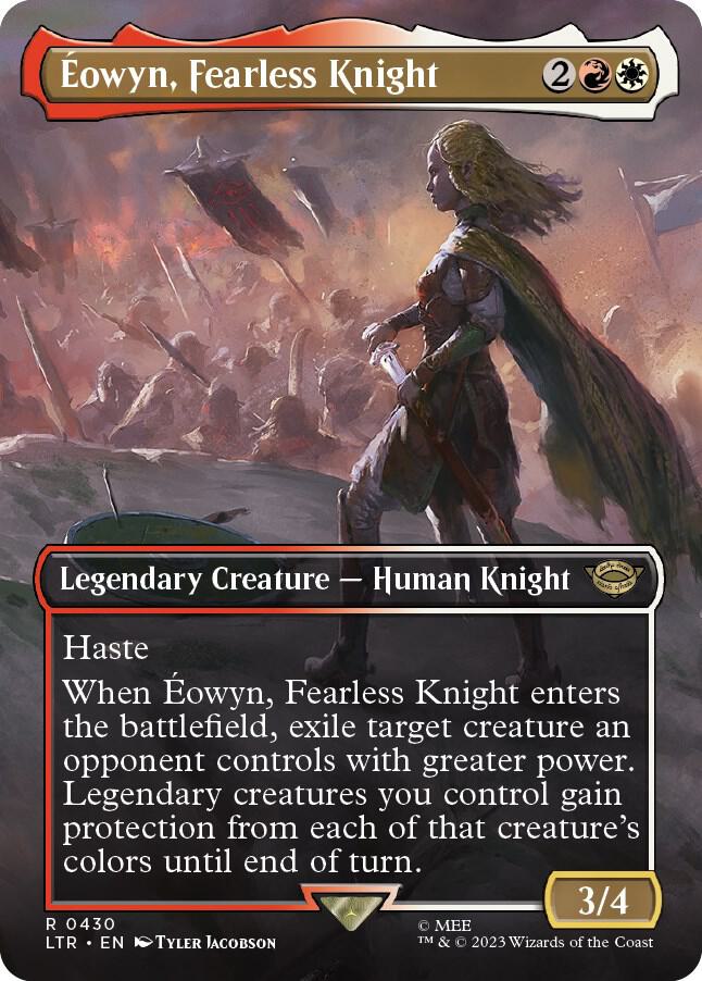 Eowyn, Fearless Knight (Borderless) - Universes Beyond: The Lord of the Rings: Tales of Middle-earth (LTR) *FOIL*