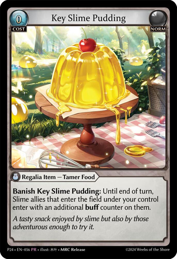 Key Slime Pudding - Promotional Cards (P) *FOIL*