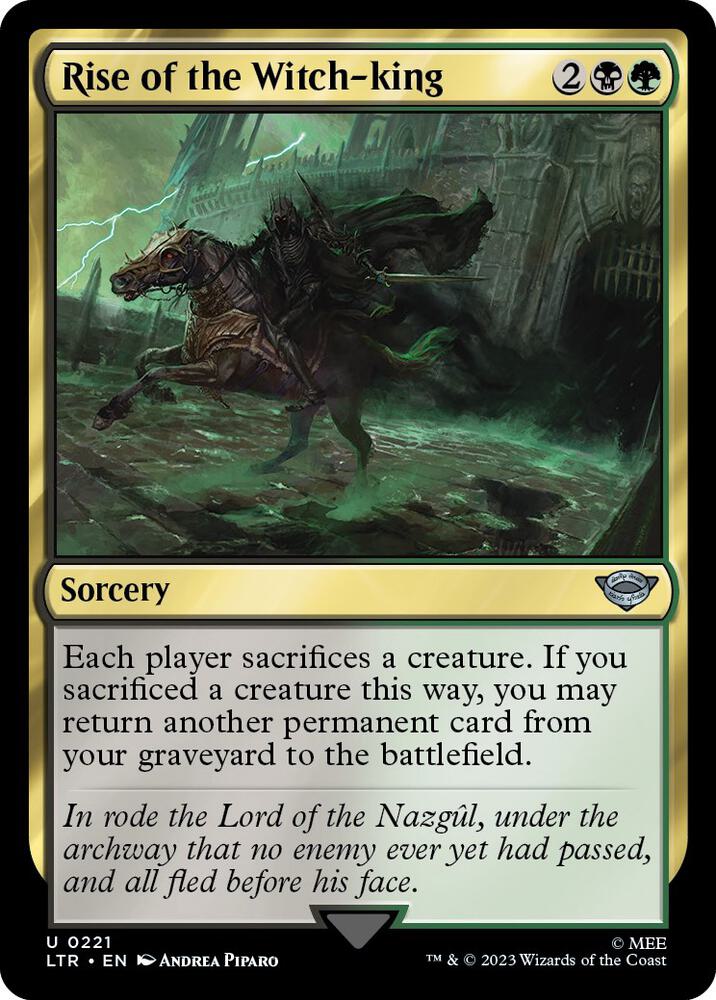 Rise of the Witch-King - Universes Beyond: The Lord of the Rings: Tales of Middle-earth (LTR) - FOIL