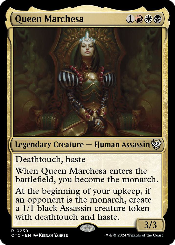 Queen Marchesa - Commander: Outlaws of Thunder Junction (OTC)