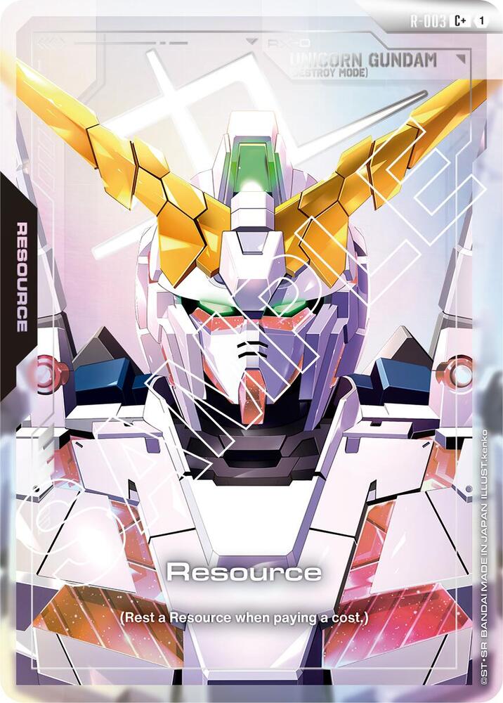 Resource (R-003) (C+) - Newtype Rising (GD01) Newtype Rising