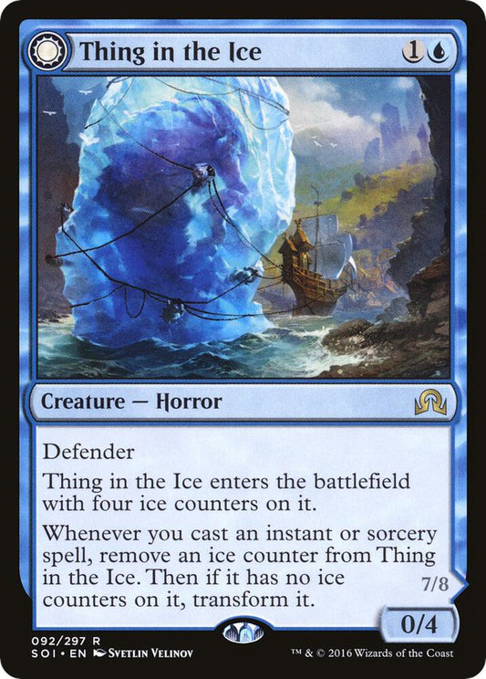 Thing in the Ice - Shadows over Innistrad (SOI) Shadows over Innistrad