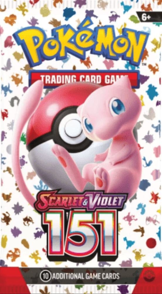 151 Booster Pack - SV: Scarlet & Violet 151 (MEW) SV: Scarlet & Violet 151