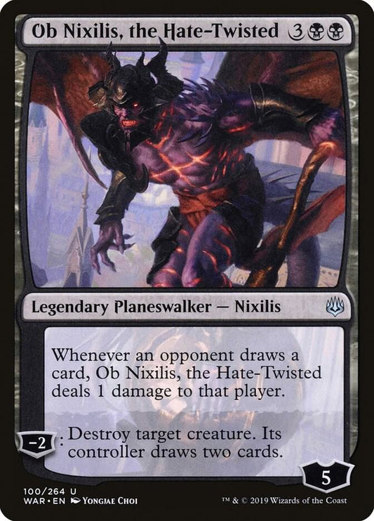 Ob Nixilis, the Hate-Twisted - War of the Spark (WAR) War of the Spark *HOLO FOIL*