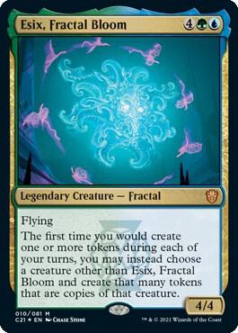 Esix, Fractal Bloom - Commander 2021 (C21) Commander 2021