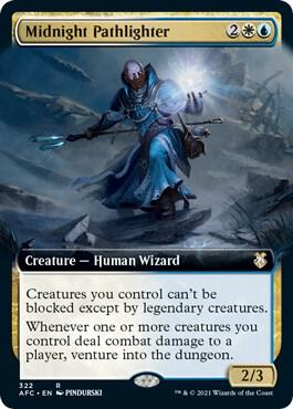 Midnight Pathlighter (Extended Art) - Commander: Adventures in the Forgotten Realms (AFC)