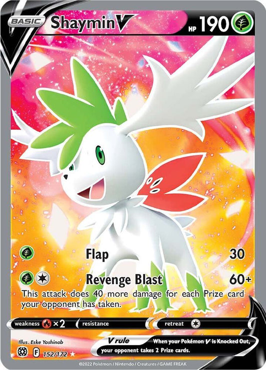 Shaymin V (Full Art) - SWSH09: Brilliant Stars (SWSH09) SWSH09: Brilliant Stars