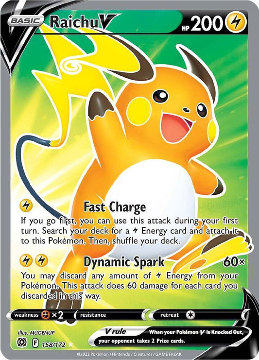Raichu V (Full Art) - SWSH09: Brilliant Stars (SWSH09) SWSH09: Brilliant Stars