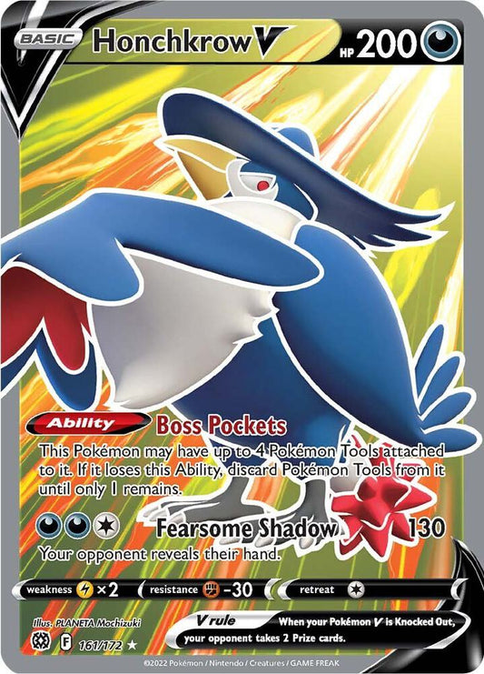 Honchkrow V (Full Art) - SWSH09: Brilliant Stars (SWSH09) SWSH09: Brilliant Stars
