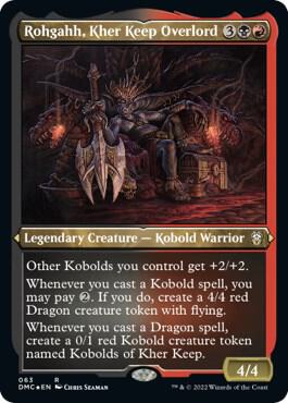 Rohgahh, Kher Keep Overlord (Foil Etched) - Commander: Dominaria United (DMC) Commander: Dominaria United