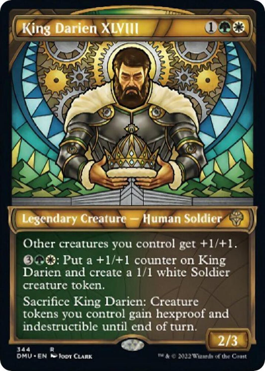 King Darien XLVIII (Textured Foil) - Dominaria United (DMU) Dominaria United *HOLO*