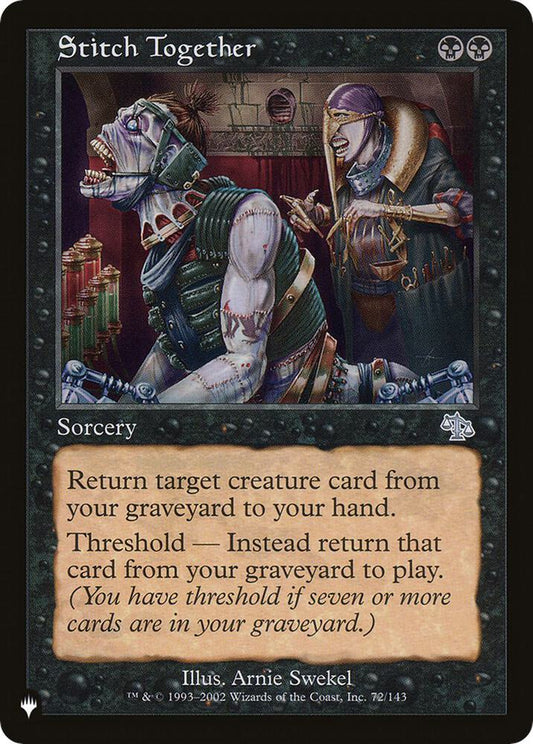 Stitch Together - The List Reprints (LIST)