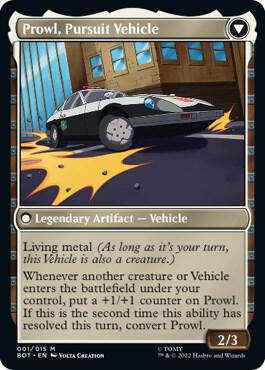 Prowl, Stoic Strategist - Universes Beyond: Transformers (BOT) *Holo*