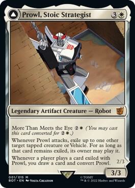 Prowl, Stoic Strategist - Universes Beyond: Transformers (BOT) *Holo*
