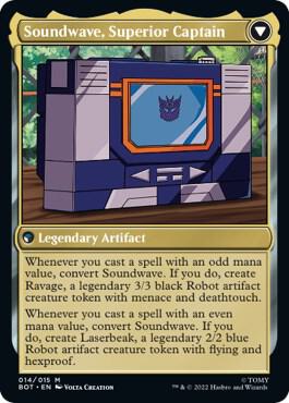 Soundwave, Sonic Spy - Universes Beyond: Transformers (BOT) Universes Beyond: Transformers