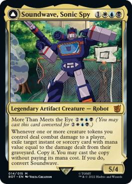 Soundwave, Sonic Spy - Universes Beyond: Transformers (BOT) Universes Beyond: Transformers