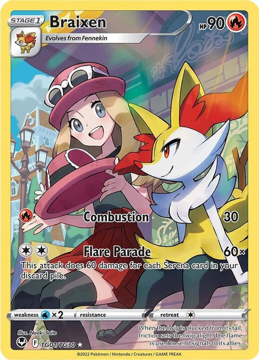 Braixen - SWSH12: Silver Tempest Trainer Gallery (SWSH12: TG) SWSH12: Silver Tempest Trainer Gallery