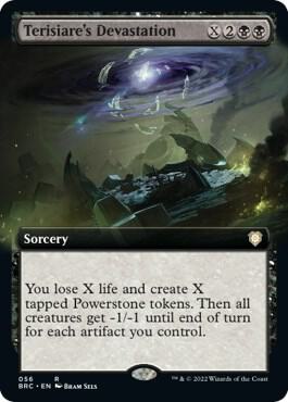 Terisiare's Devastation (Extended Art) - Commander: The Brothers' War (BRC) Commander: The Brothers' War
