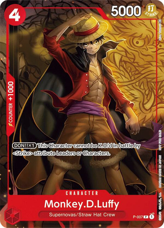 Monkey.D.Luffy - P-007 (Tournament Pack Vol. 1) - One Piece Promotion Cards (OP-PR) One Piece Promotion Cards