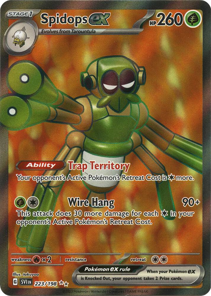 Spidops ex - 223/198 - SV01: Scarlet & Violet Base Set (SVI) SV01: Scarlet & Violet Base Set