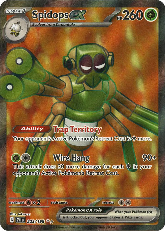 Spidops ex - 223/198 - SV01: Scarlet & Violet Base Set (SVI) SV01: Scarlet & Violet Base Set