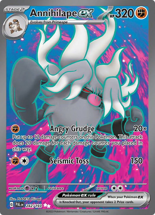 Annihilape ex - 242/193 - SV02: Paldea Evolved (PAL) SV02: Paldea Evolved