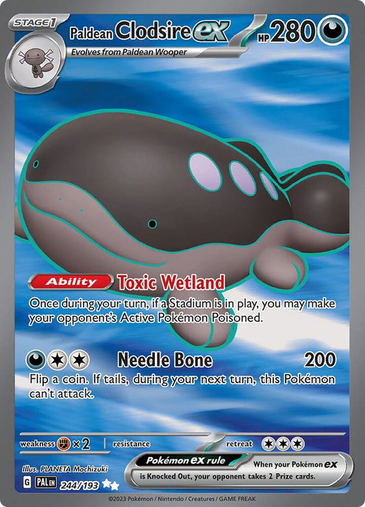 Paldean Clodsire ex - 244/193 - SV02: Paldea Evolved (PAL) SV02: Paldea Evolved