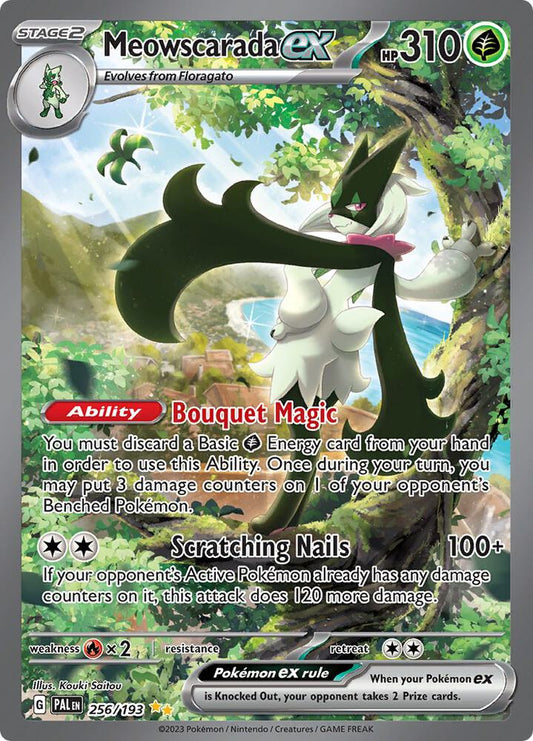 Meowscarada ex - 256/193 - SV02: Paldea Evolved (PAL) SV02: Paldea Evolved