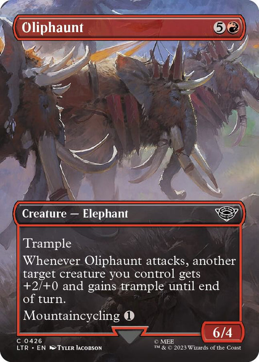 Oliphaunt (Borderless) - Universes Beyond: The Lord of the Rings: Tales of Middle-earth (LTR)