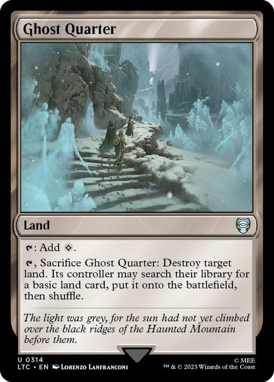 Ghost Quarter - Commander: The Lord of the Rings: Tales of Middle-earth (LTC) Commander: The Lord of the Rings: Tales of Middle-earth