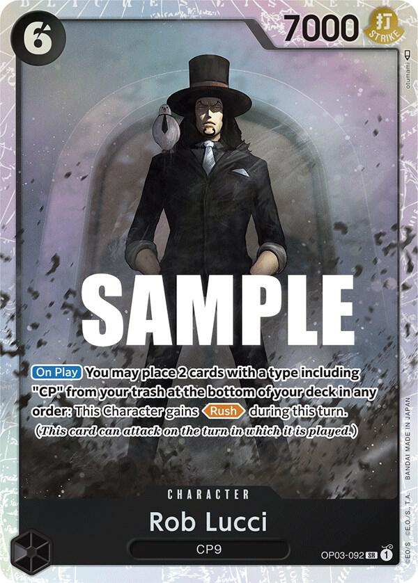 Rob Lucci (092) - Pillars of Strength (OP03) Pillars of Strength