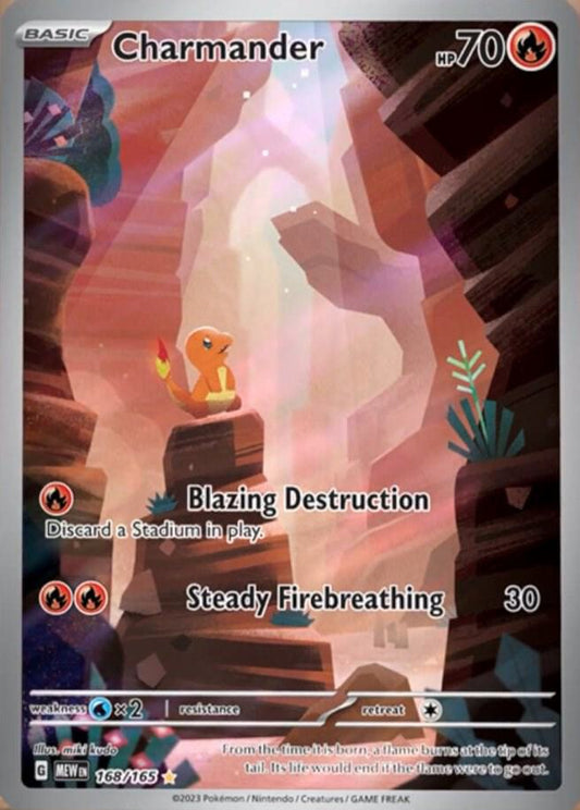 Charmander - 168/165 - SV: Scarlet & Violet 151 (MEW) SV: Scarlet & Violet 151