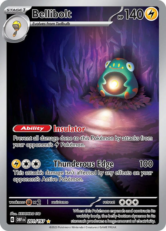 Bellibolt - 201/197 - SV03: Obsidian Flames (OBF) SV03: Obsidian Flames