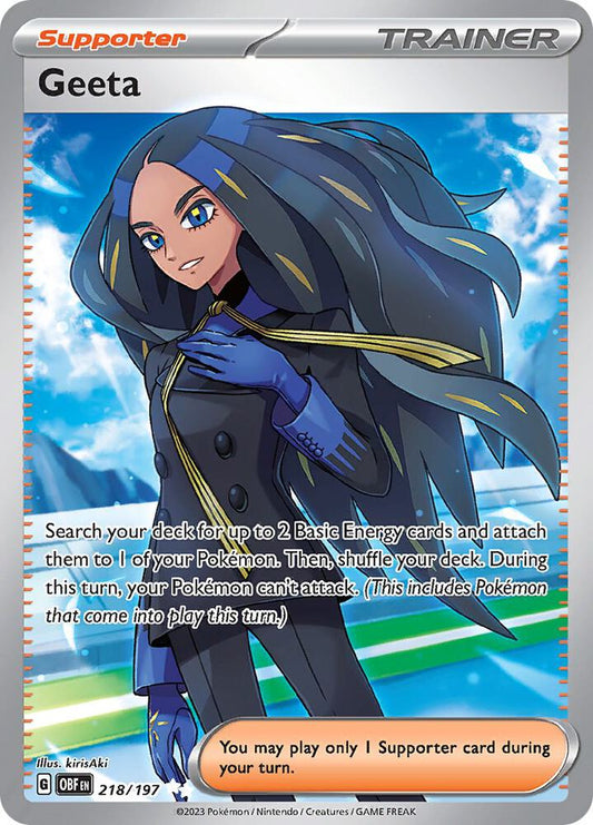 Geeta - 218/197 - SV03: Obsidian Flames (OBF) SV03: Obsidian Flames