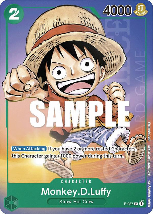 Monkey.D.Luffy (1st anniversary 2023) - One Piece Promotion Cards (OP-PR) One Piece Promotion Cards