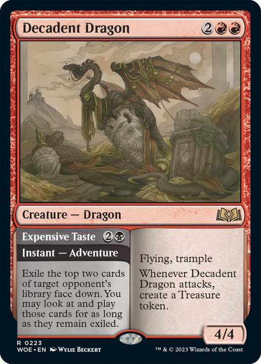 Decadent Dragon - Wilds of Eldraine (WOE) Wilds of Eldraine