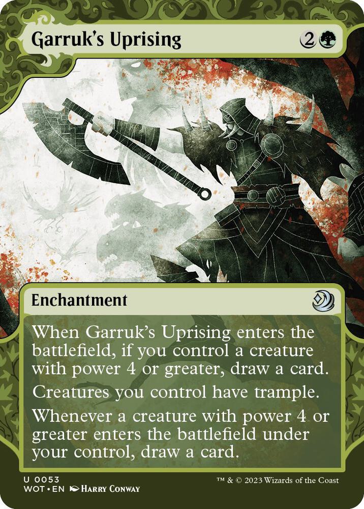 * FOIL* Garruk's Uprising - Wilds of Eldraine: Enchanting Tales (WOT)