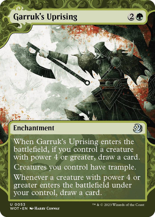 * FOIL* Garruk's Uprising - Wilds of Eldraine: Enchanting Tales (WOT)