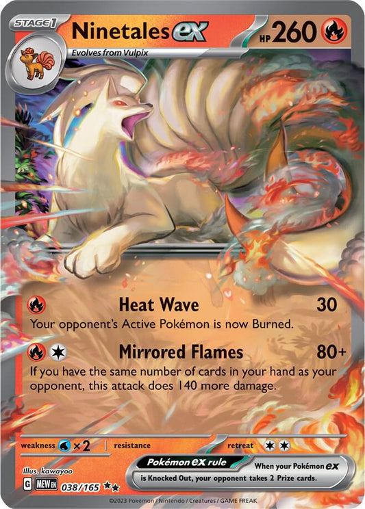 Ninetales ex - 038/165 - SV: Scarlet & Violet 151 (MEW) SV: Scarlet & Violet 151
