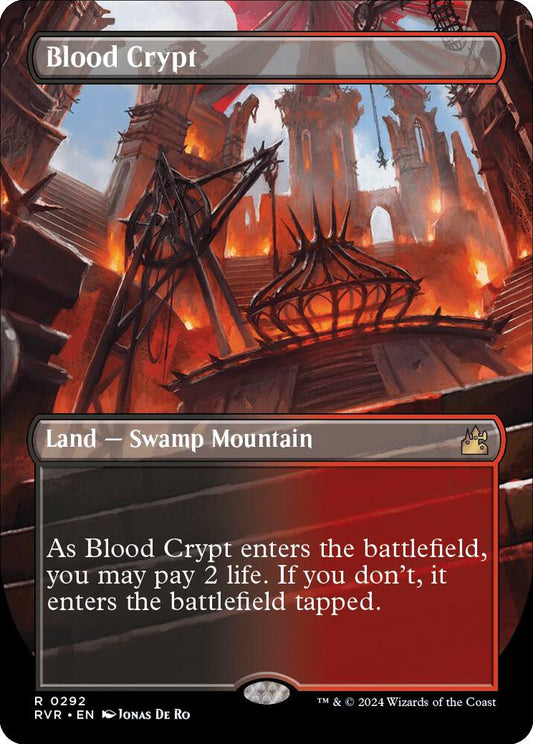Blood Crypt (Borderless) - Ravnica Remastered (RVR) Ravnica Remastered
