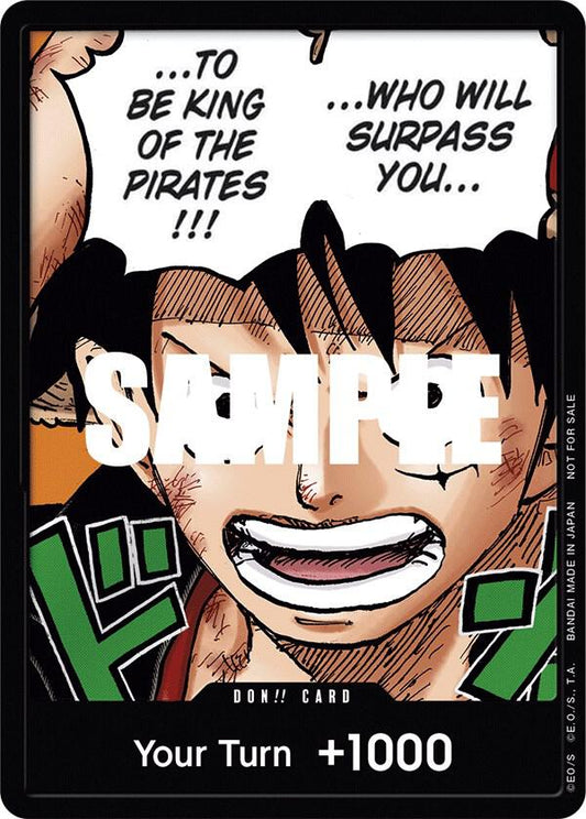 DON!! Card (Monkey.D.Luffy) (1st Anniversary DON!! Card Pack) - One Piece Promotion Cards (OP-PR) One Piece Promotion Cards