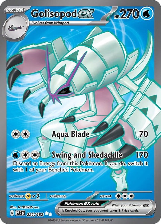 Golisopod ex - 221/182 - SV04: Paradox Rift (PAR) SV04: Paradox Rift