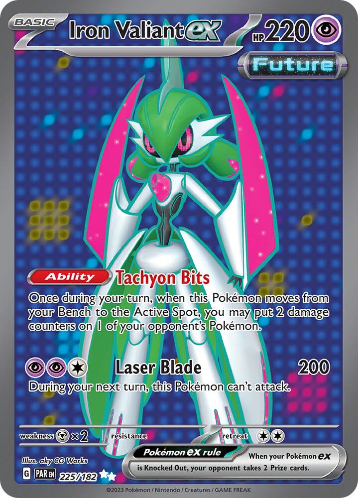 Iron Valiant ex - 225/182 - SV04: Paradox Rift (PAR) SV04: Paradox Rift