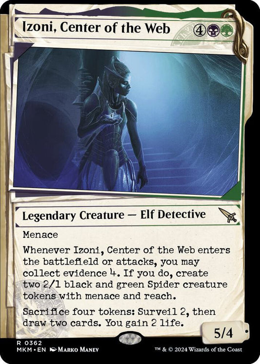 Izoni, Center of the Web (Showcase) - Murders at Karlov Manor (MKM) FOIL