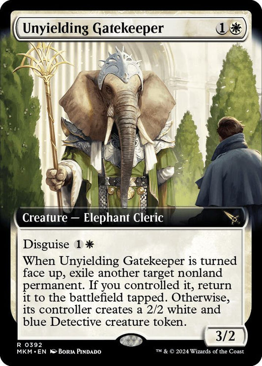Unyielding Gatekeeper (Extended Art) - Murders at Karlov Manor (MKM) Murders at Karlov Manor *HOLO*