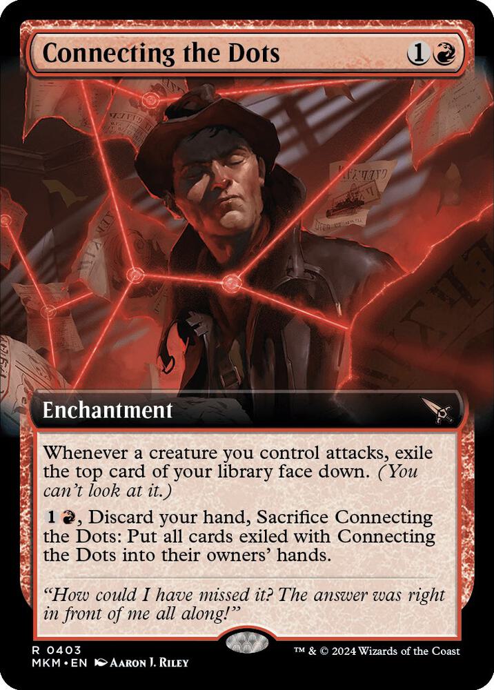 Connecting the Dots (Extended Art) - Murders at Karlov Manor (MKM) Murders at Karlov Manor *HOLO*