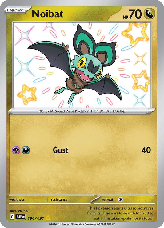 Noibat - 194/091 - SV: Paldean Fates (PAF) SV: Paldean Fates