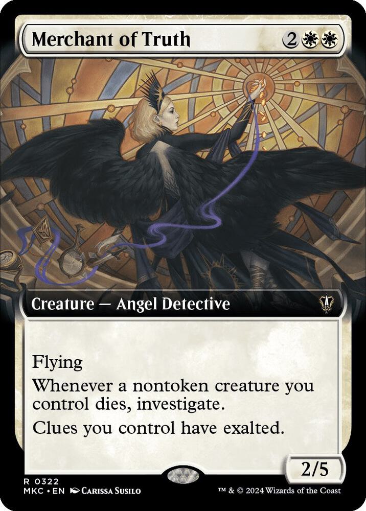 Merchant of Truth (Extended Art) - Commander: Murders at Karlov Manor (MKC) Commander: Murders at Karlov Manor
