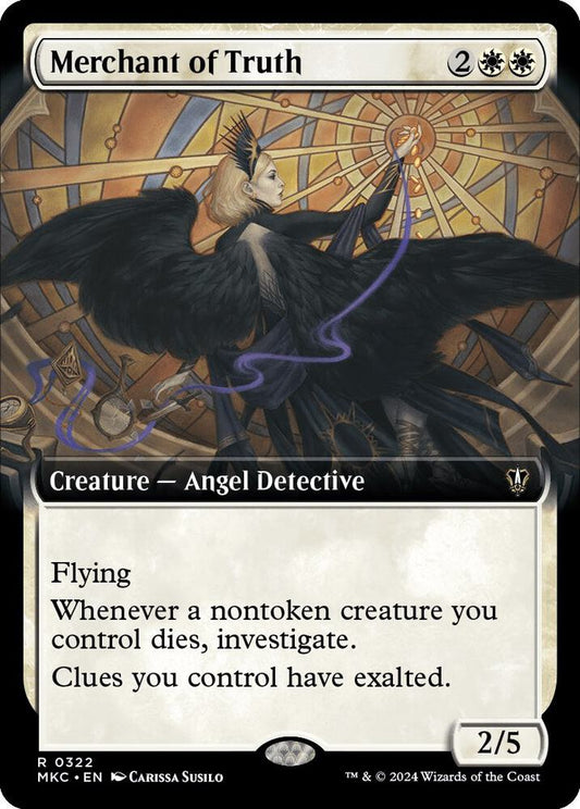 Merchant of Truth (Extended Art) - Commander: Murders at Karlov Manor (MKC) Commander: Murders at Karlov Manor